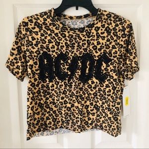 AC/DC cropped tee